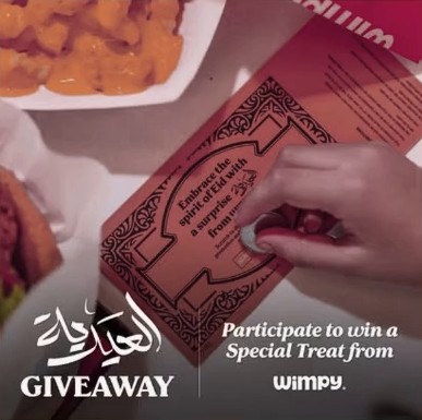 The Eid giveaway: participate to win a special treat from Wimpy