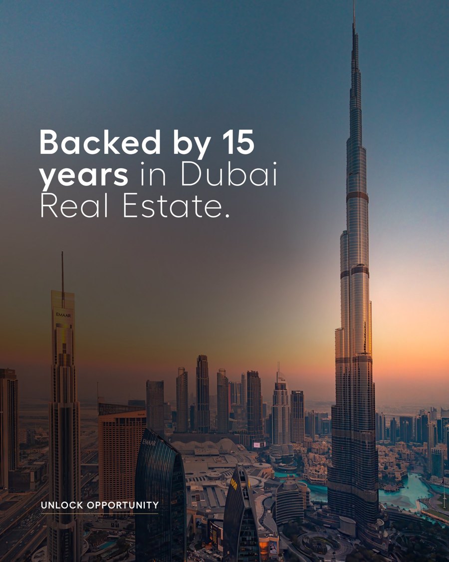 Backed by 15 years in Dubai real estate